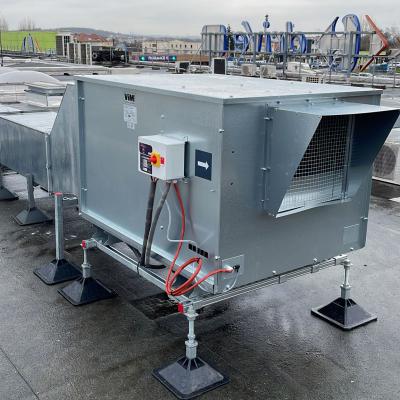 Remplacement d’un caisson de désenfumage